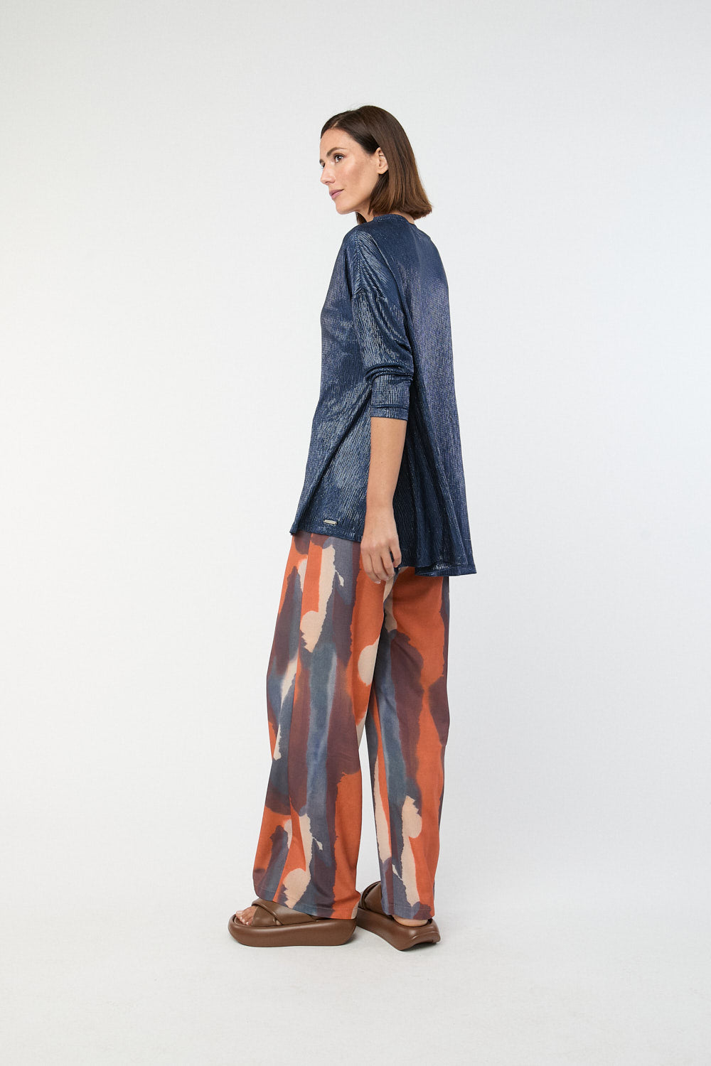 Pantalon Patricia Print Naranja