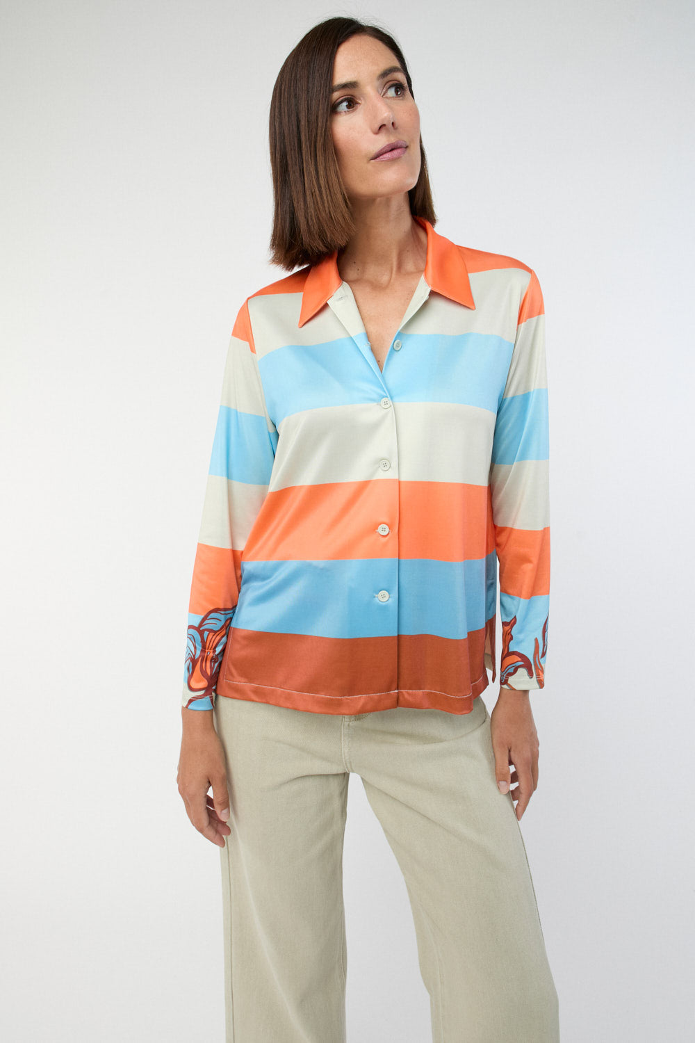 Camisa Gabriela Naranja