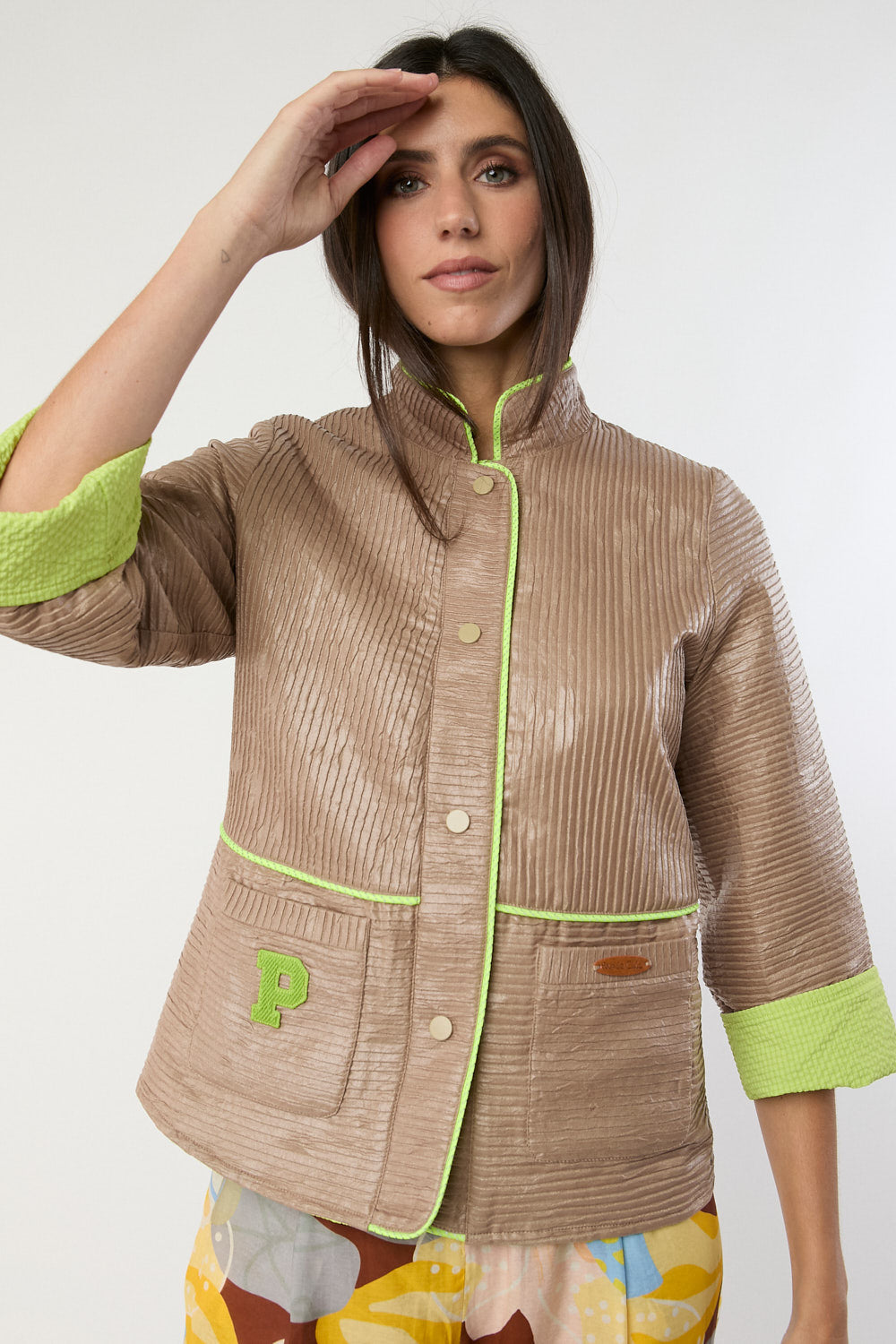 Chaqueta Melon Reversible Camel