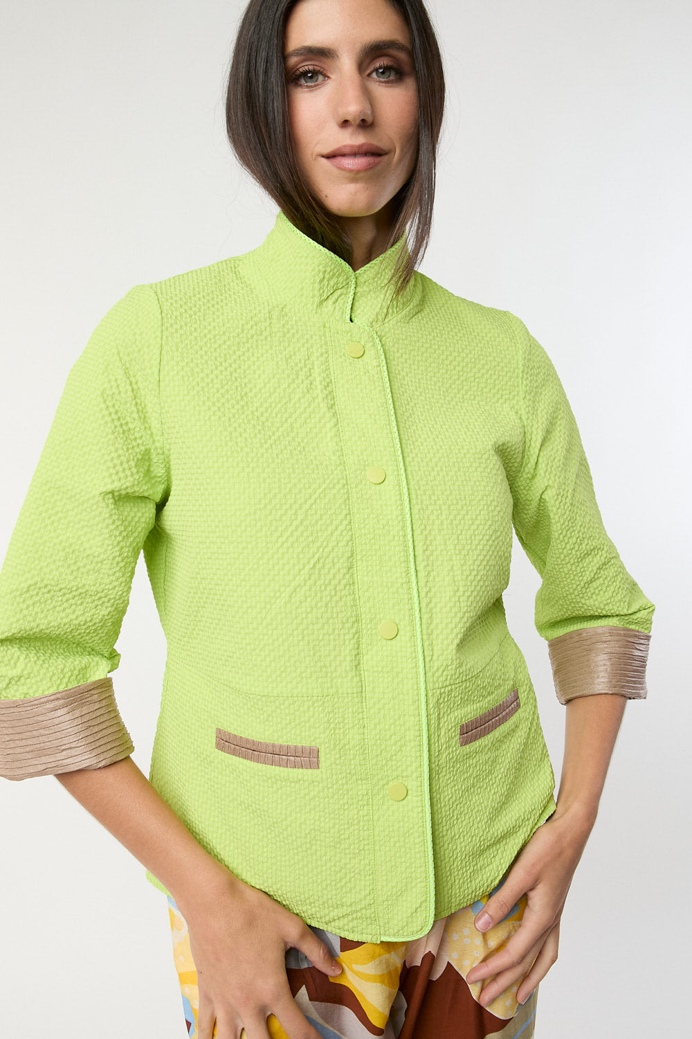 Chaqueta Melon Reversible Camel