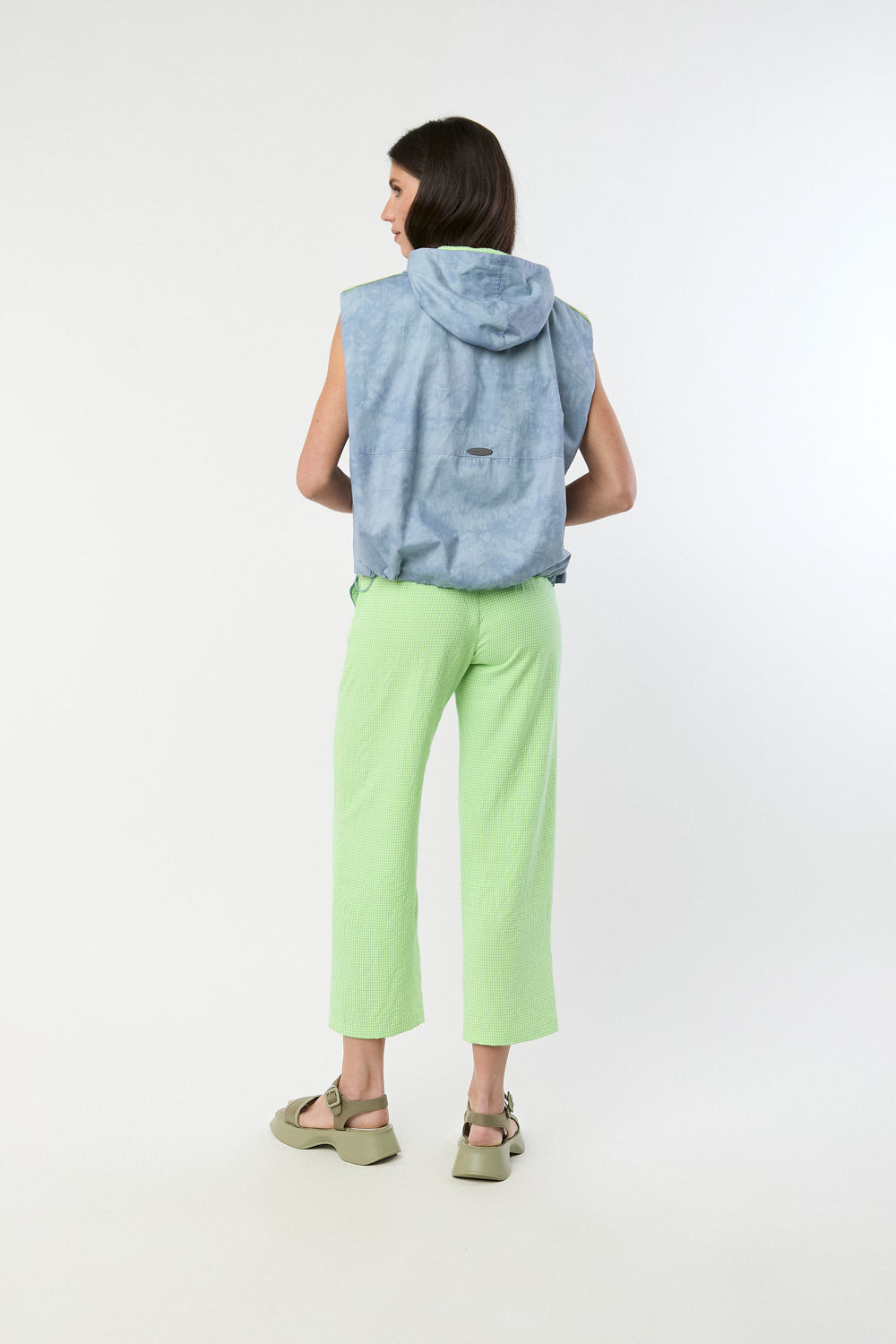 Pantalon Vichy Mint Verde