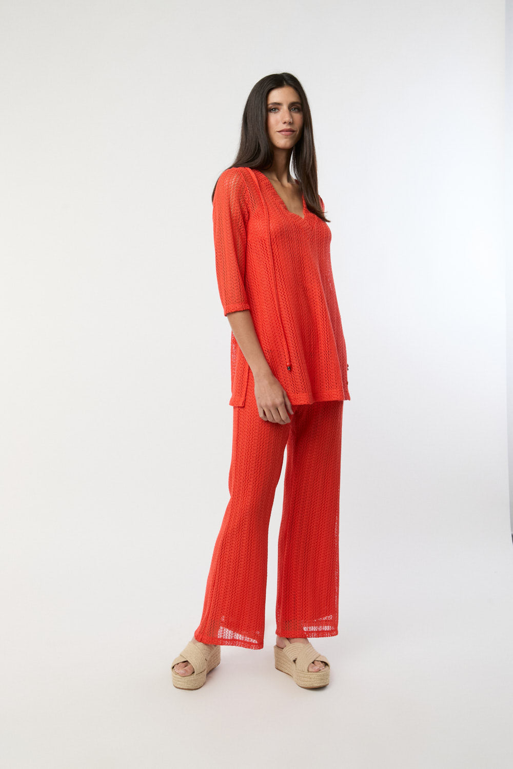 Pantalon Cherry Malla Rojo