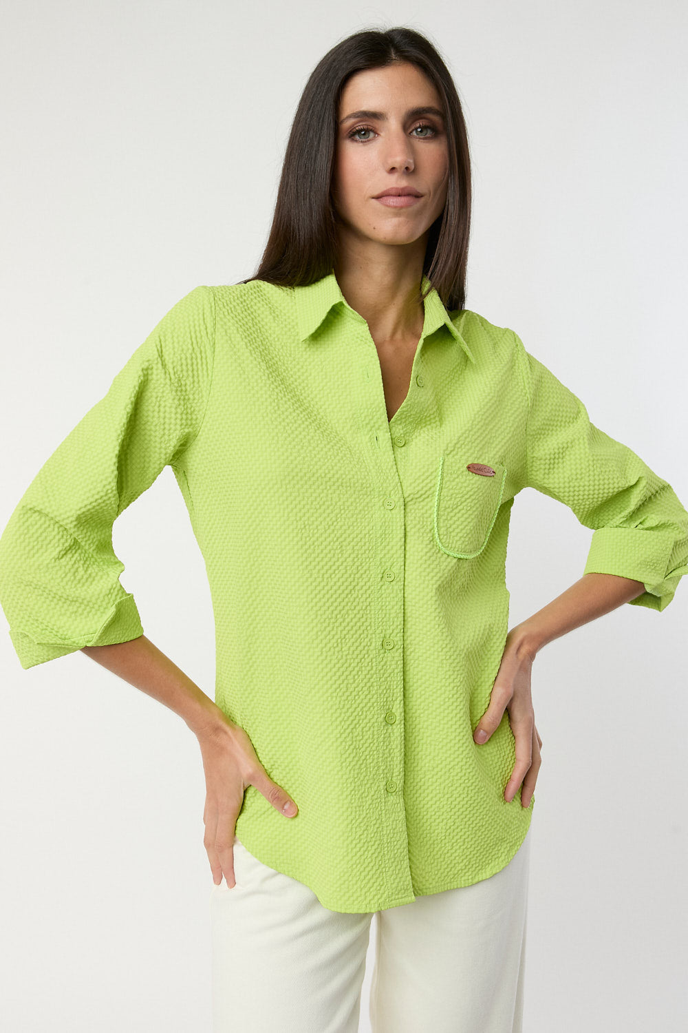 Camisa Camisera Melon Verde