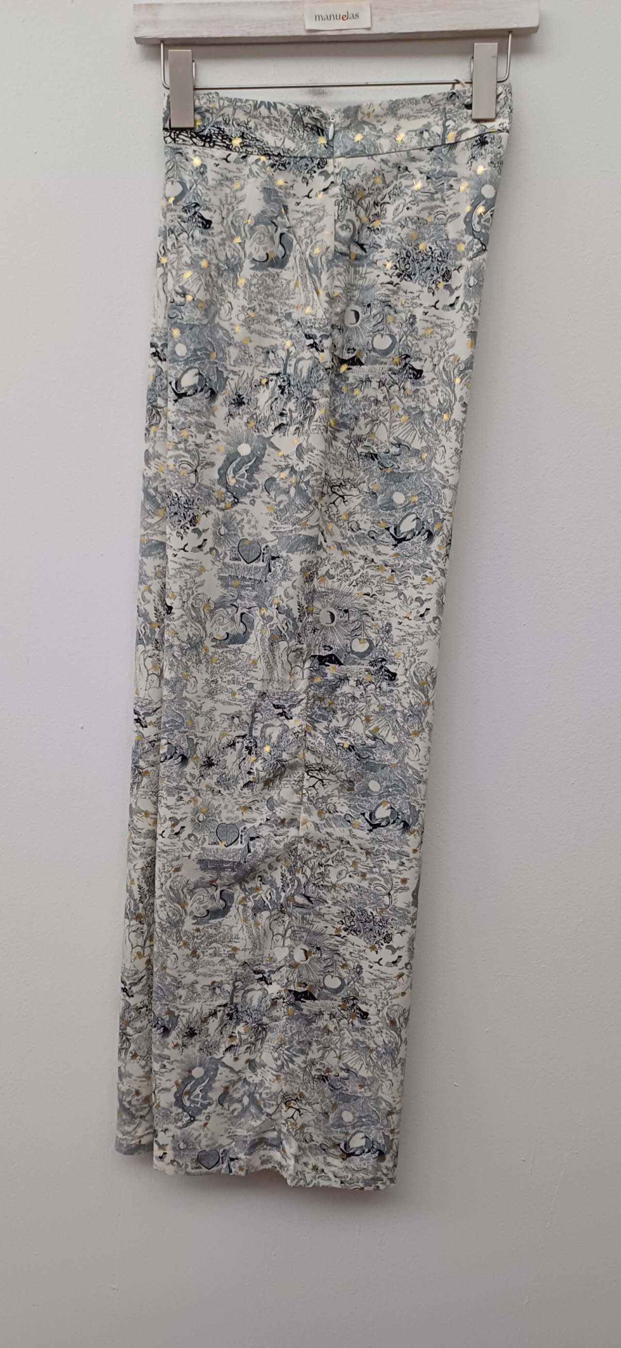 Pantalon Print Melisa Bicolor