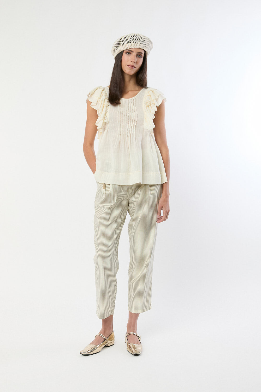 Pantalon Coconut Beige