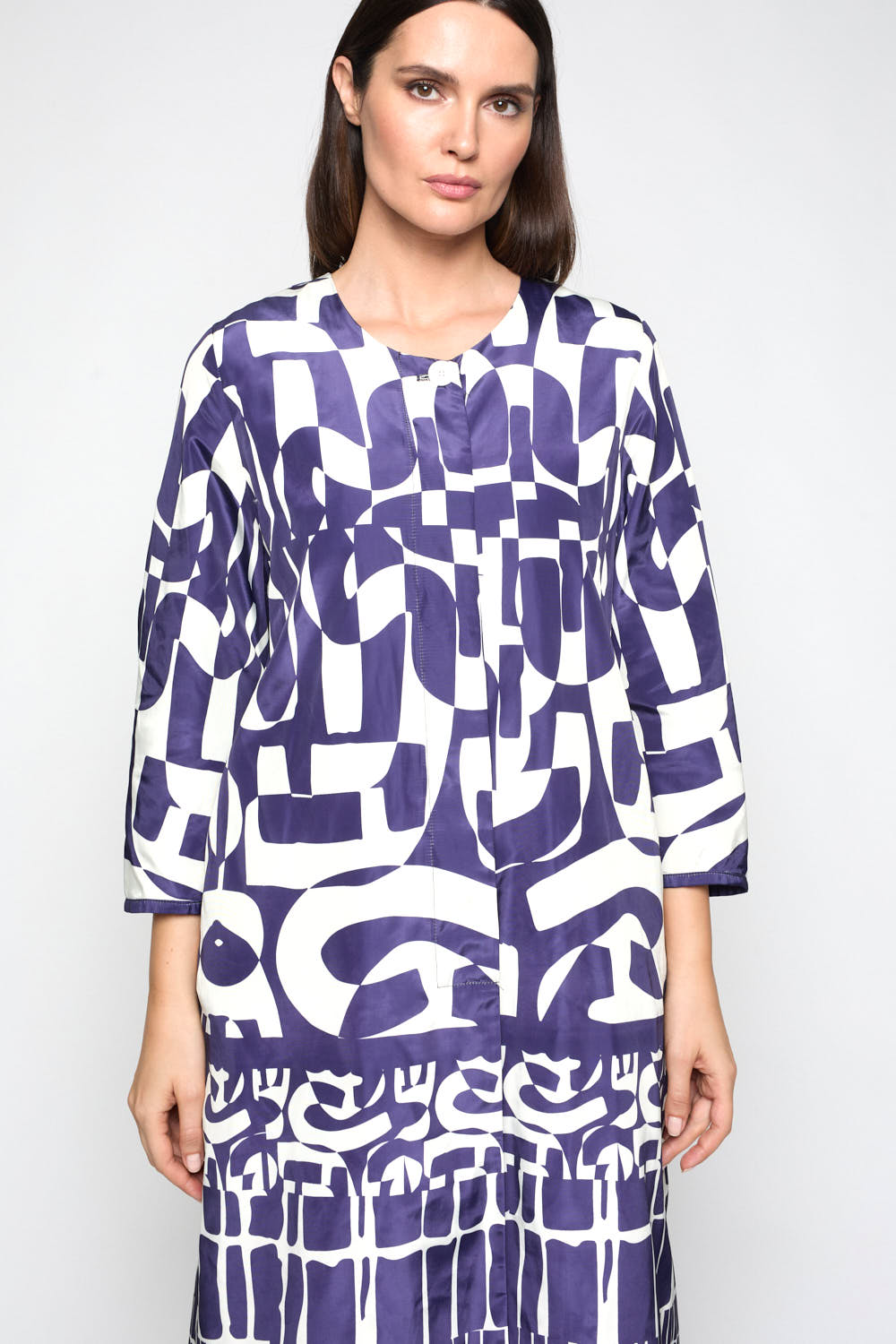 Abrigo Muscaris Print Azul