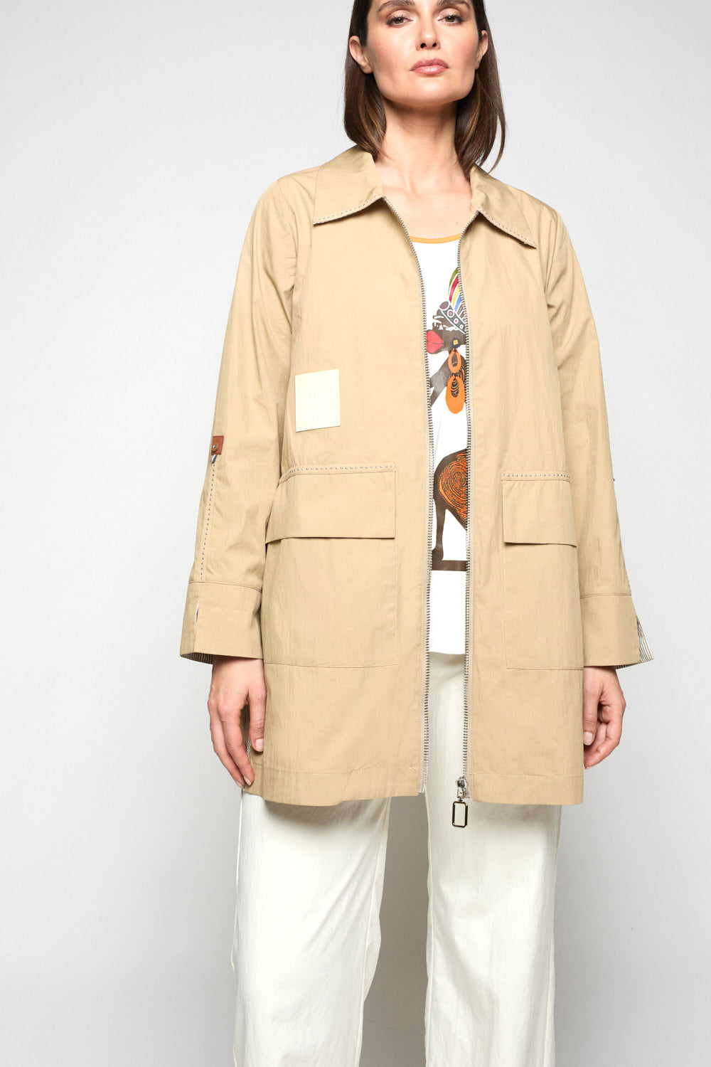 Gabardina Ekilore Camel