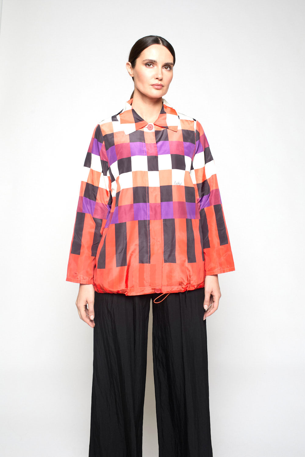 Gabardina Arrosa Print Rojo