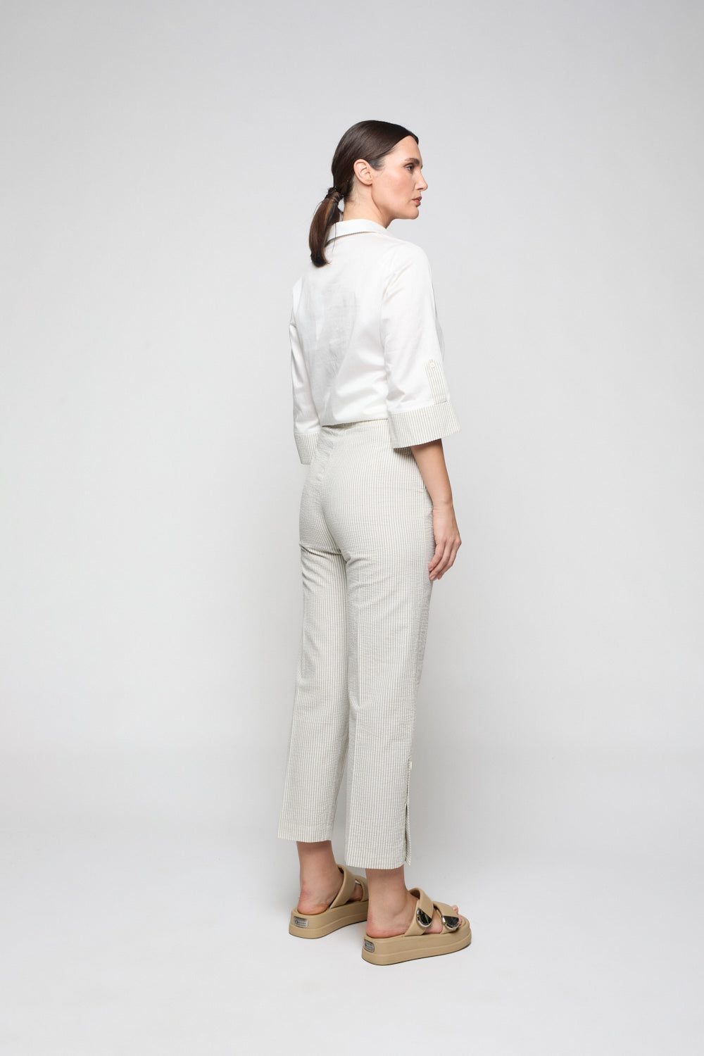 Pantalón Jazmín Rayas Crudo