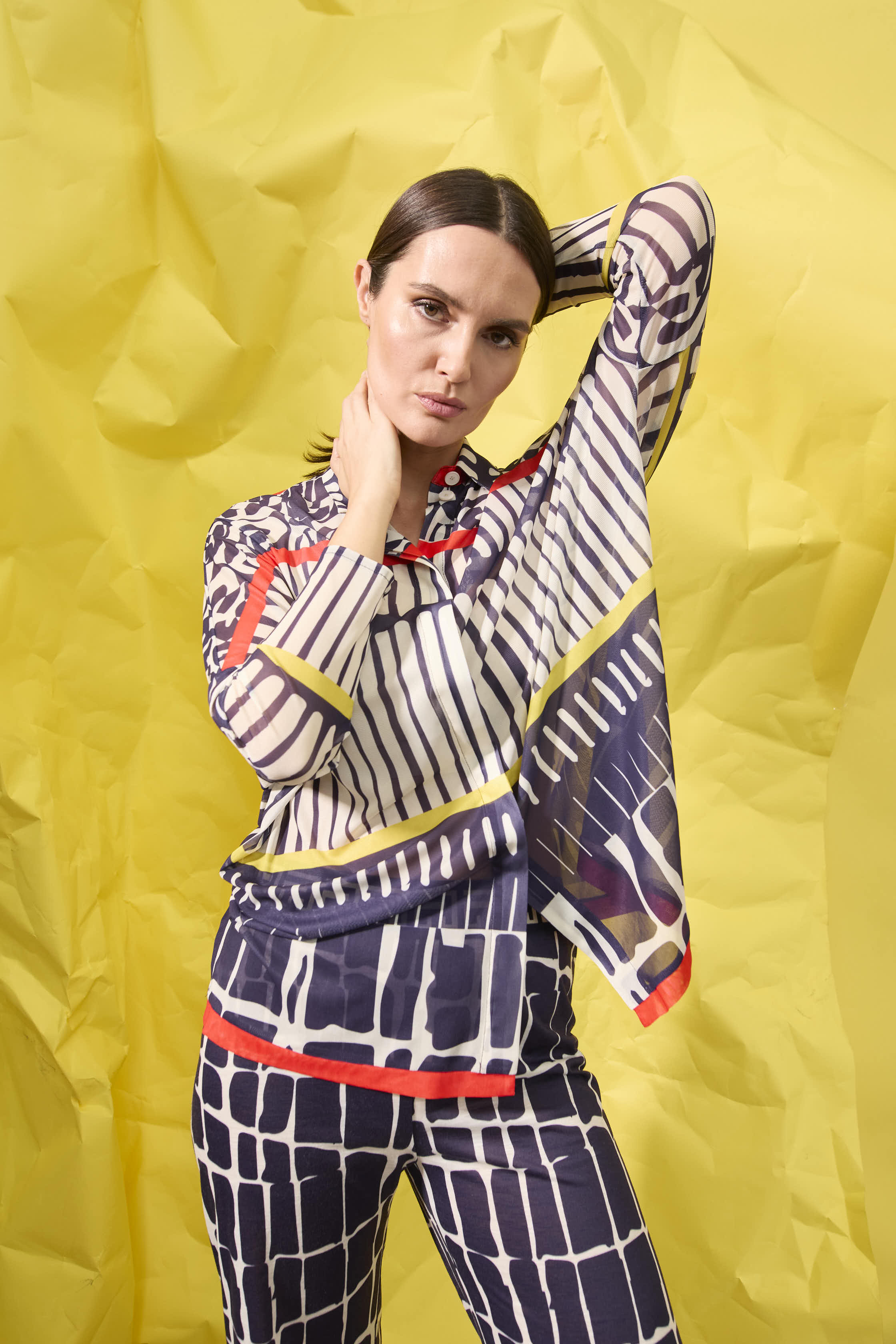 Pantalón Muscaris Print Azul