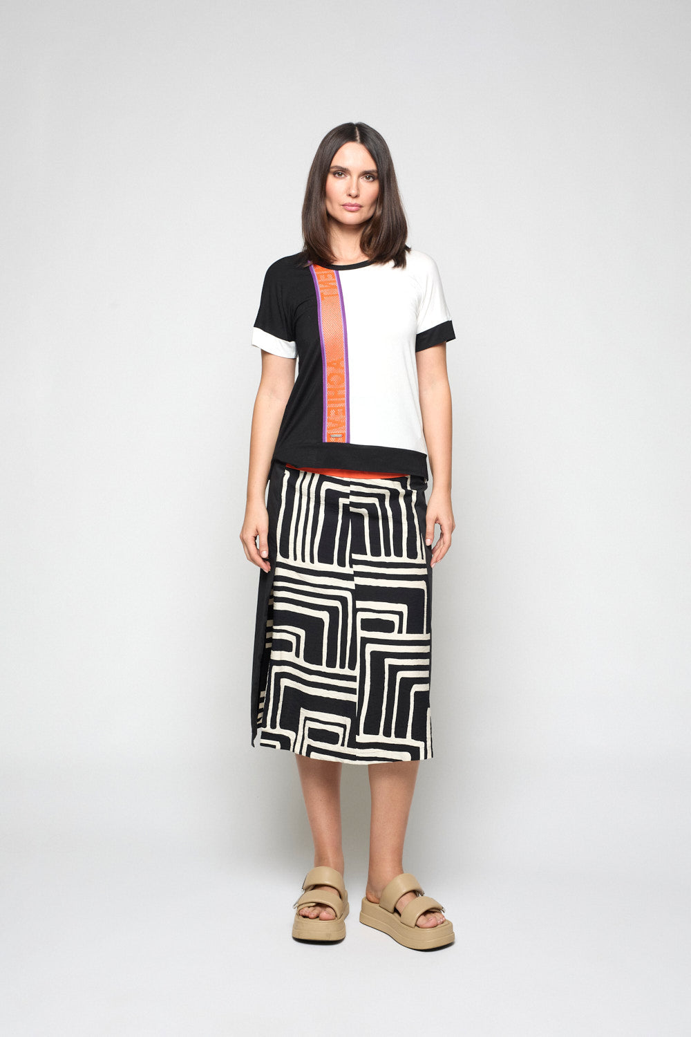 Camiseta Combinada Mitxoleta Tricolor