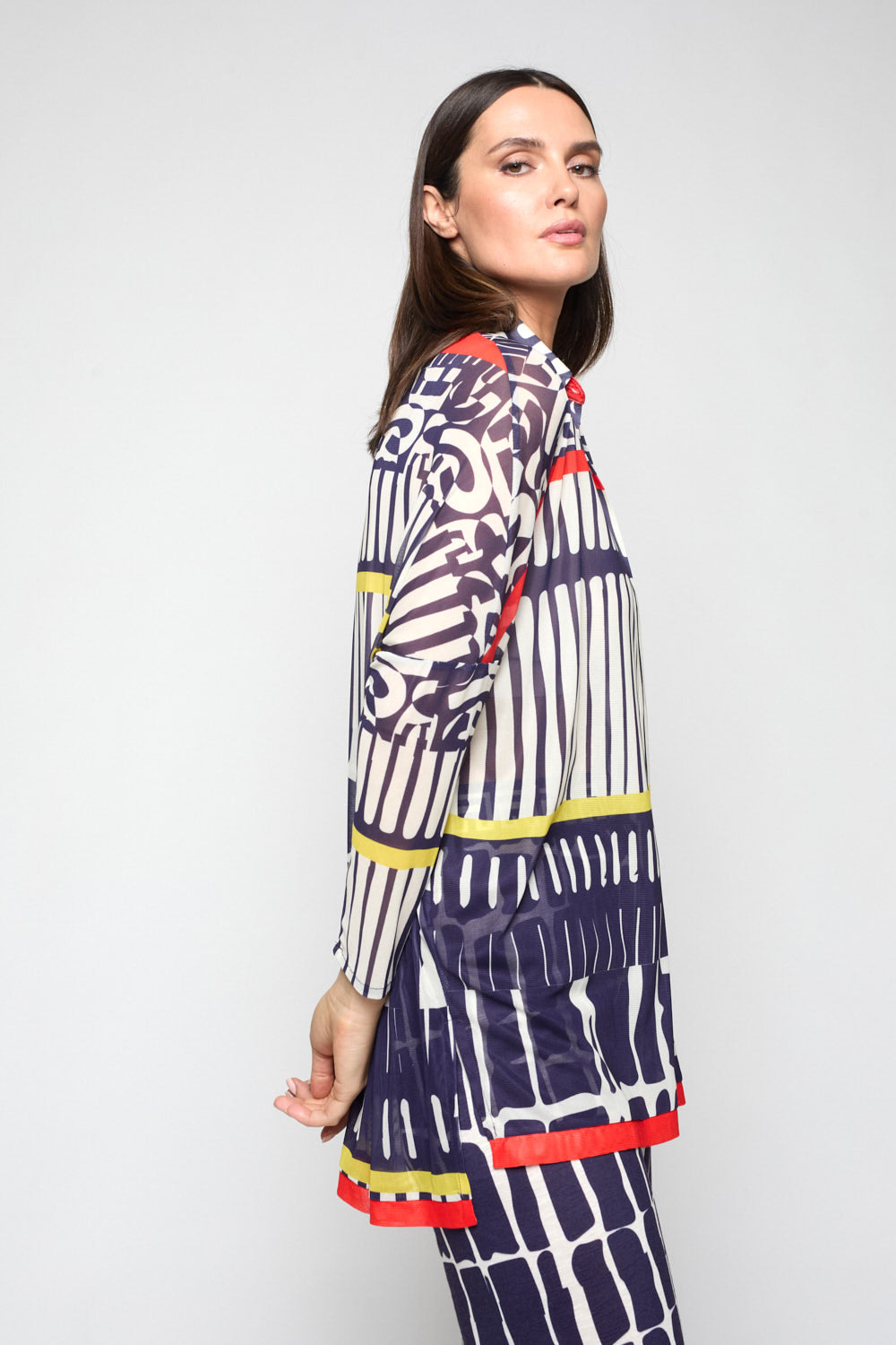 Camisola Muscaris Print Azul