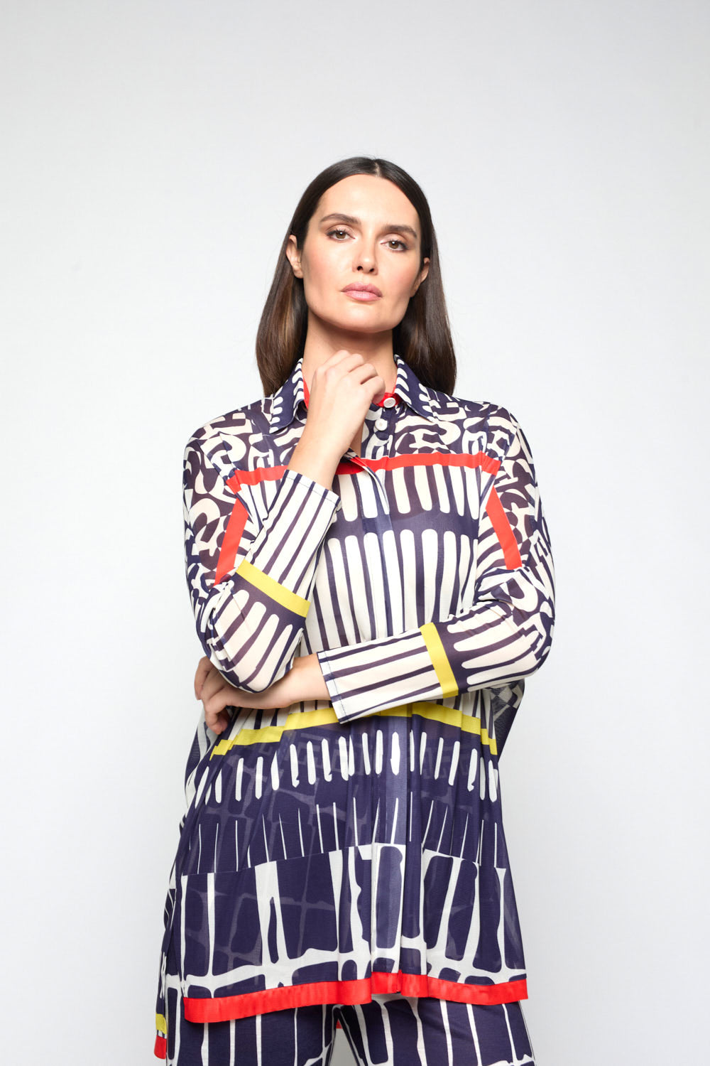 Camisola Muscaris Print Azul
