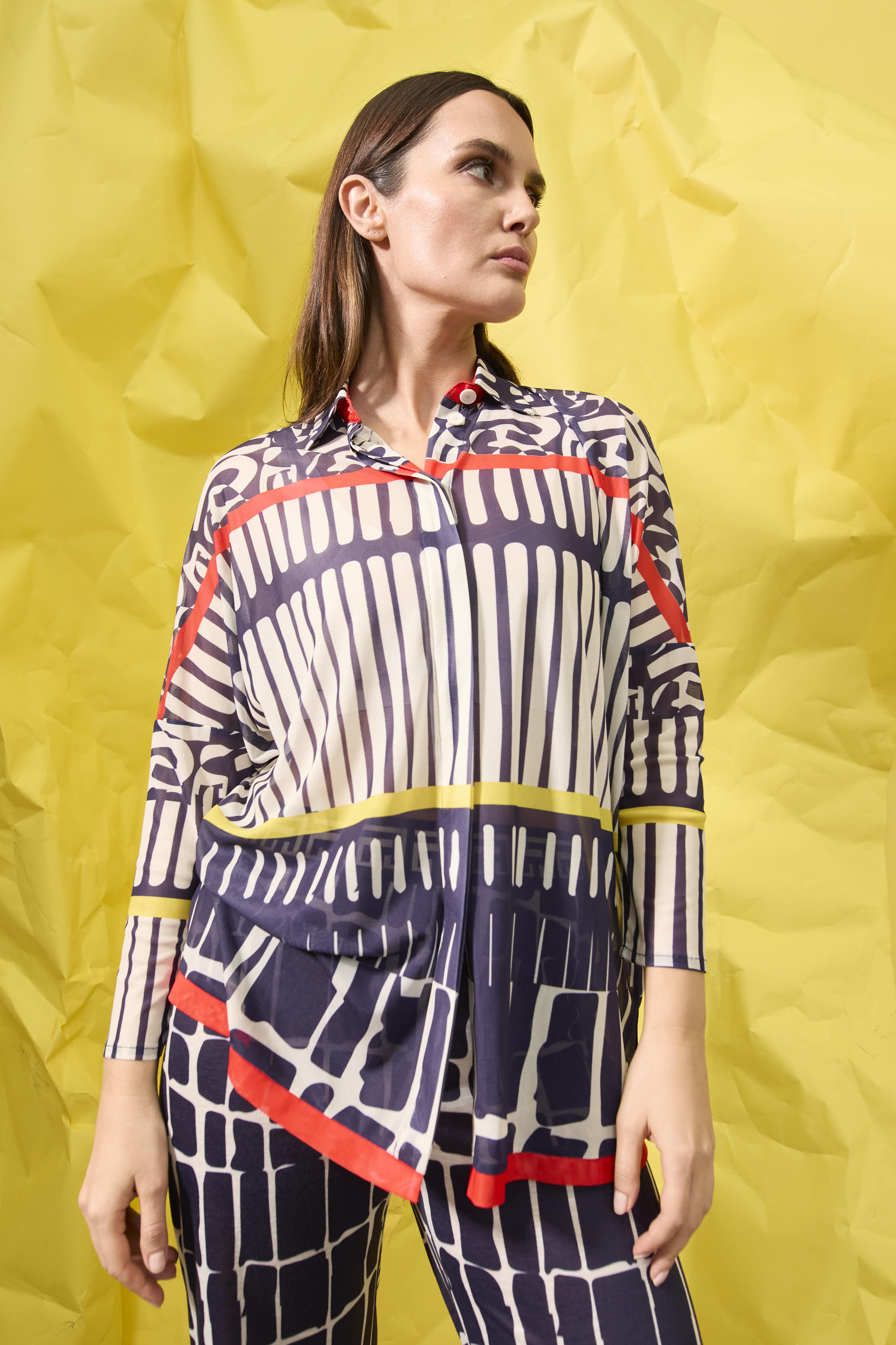 Camisola Muscaris Print Azul