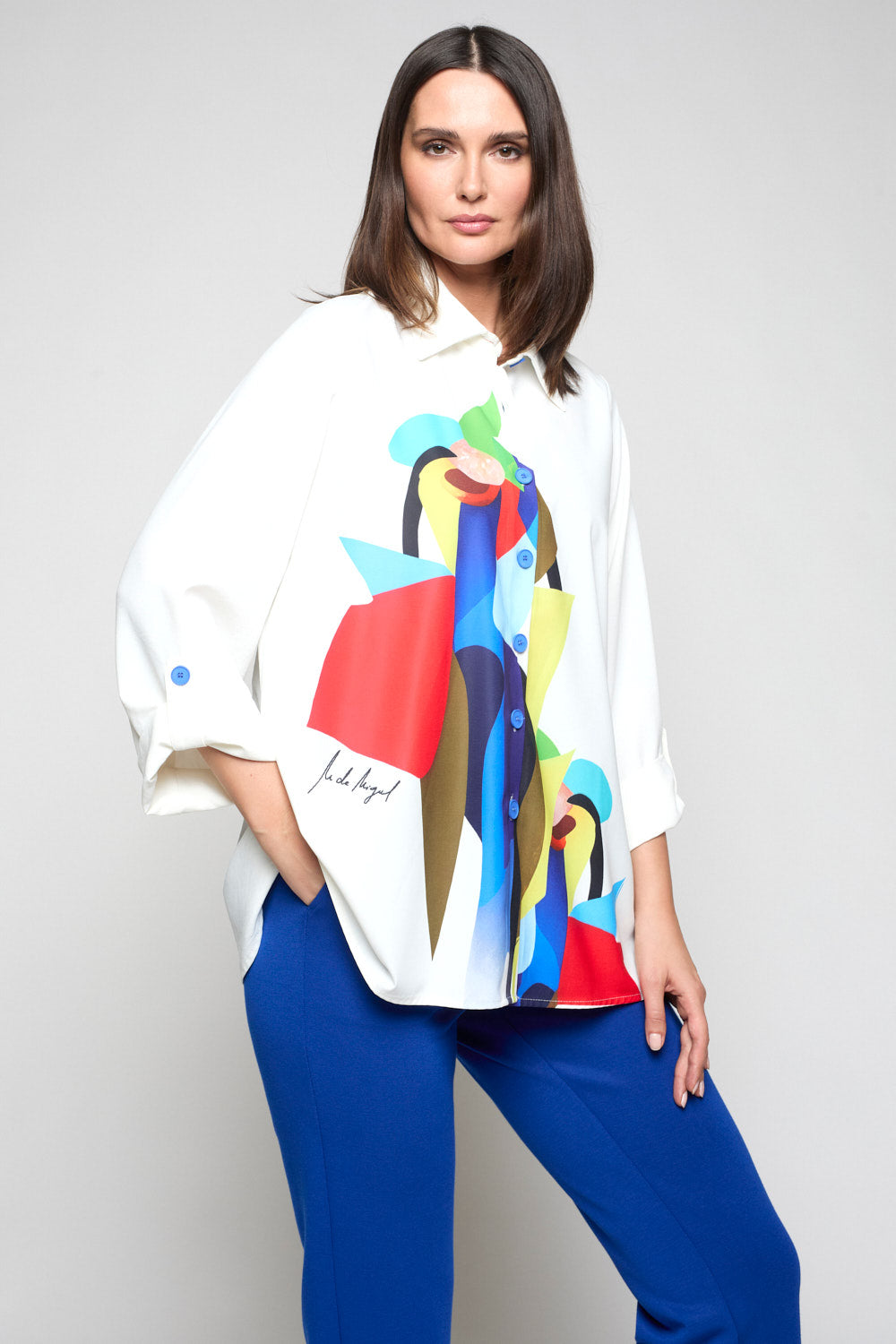 Camisola Mosaico Hueso