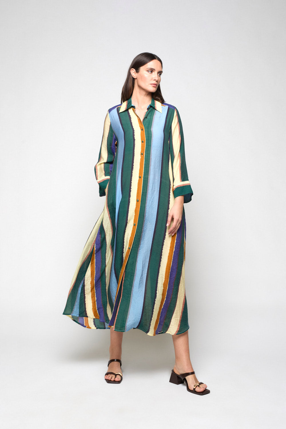 Vestido Rayas Lilian Multicolor