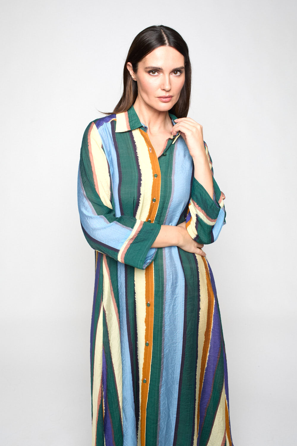 Vestido Rayas Lilian Multicolor