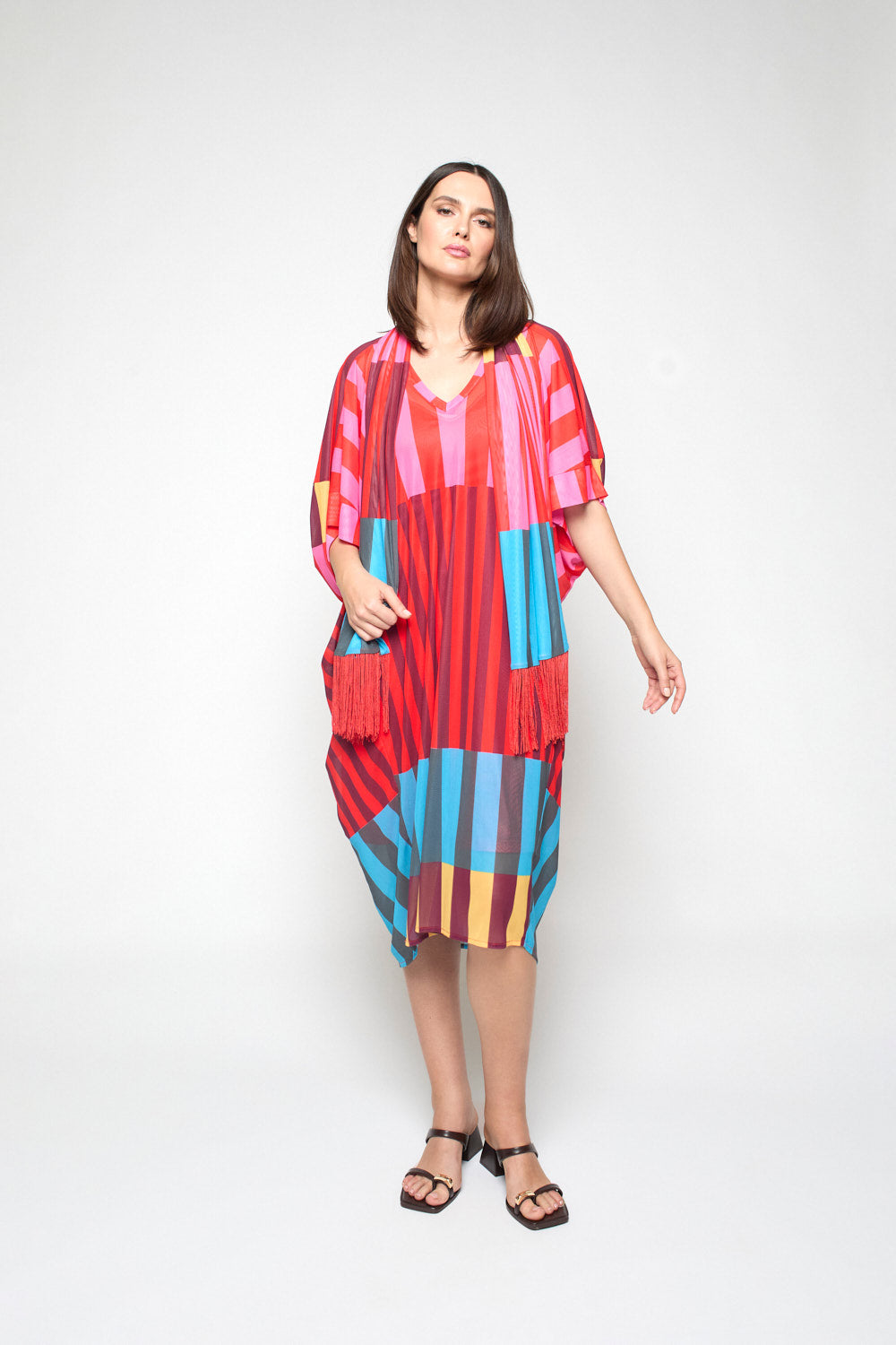 Vestido kimono Arrosa Rojo