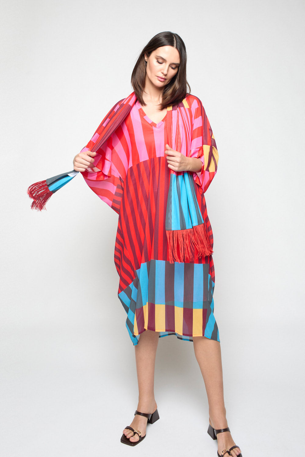 Vestido kimono Arrosa Rojo
