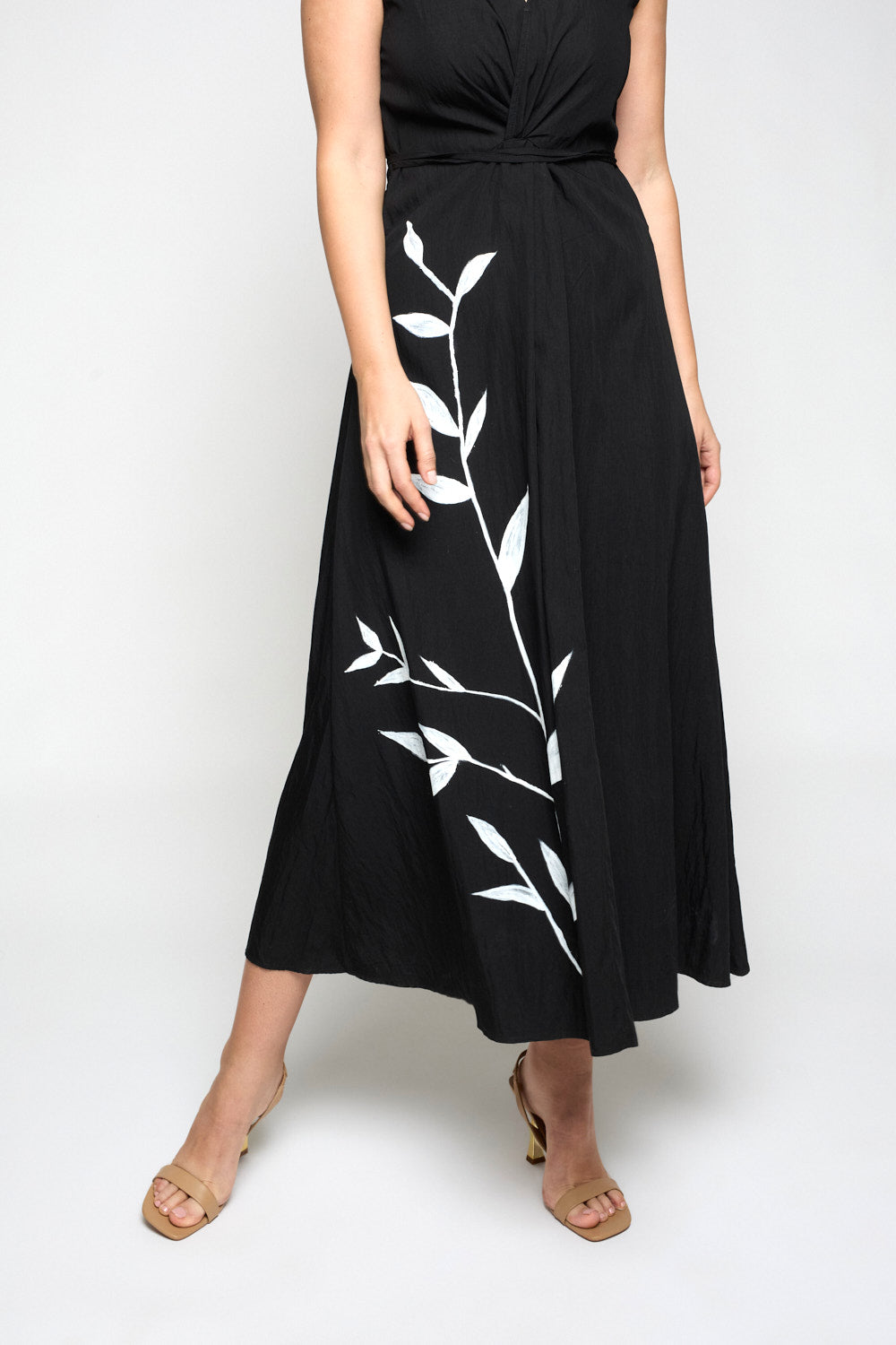 Vestido Mitxoleta Flor Negro