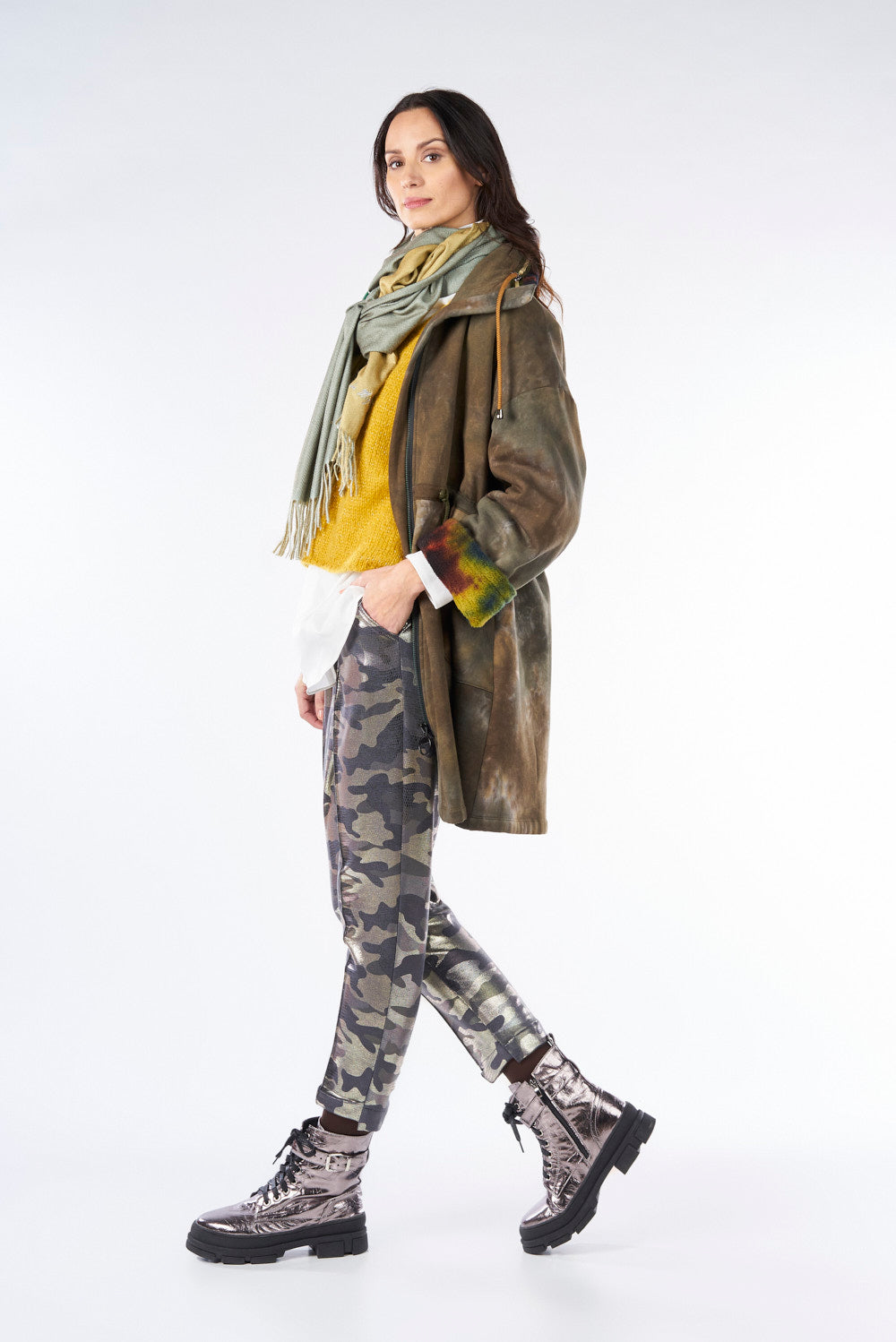 CHAQUETON 3/4 CAMIFLAJE Kaki