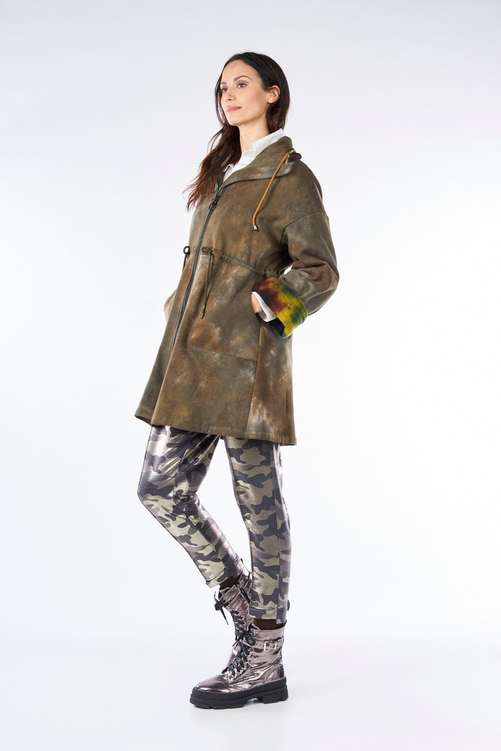CHAQUETON 3/4 CAMIFLAJE Kaki