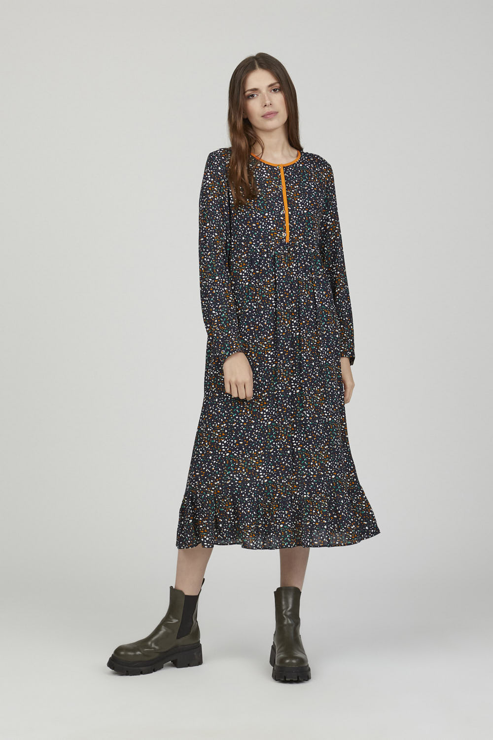 VESTIDO LARGO SKY NIGHT Negro