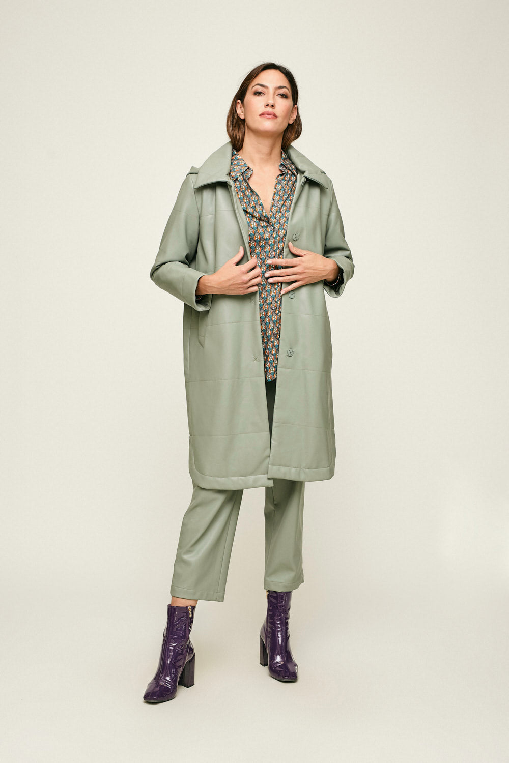 PARKA CUERO OPALO Aguamar