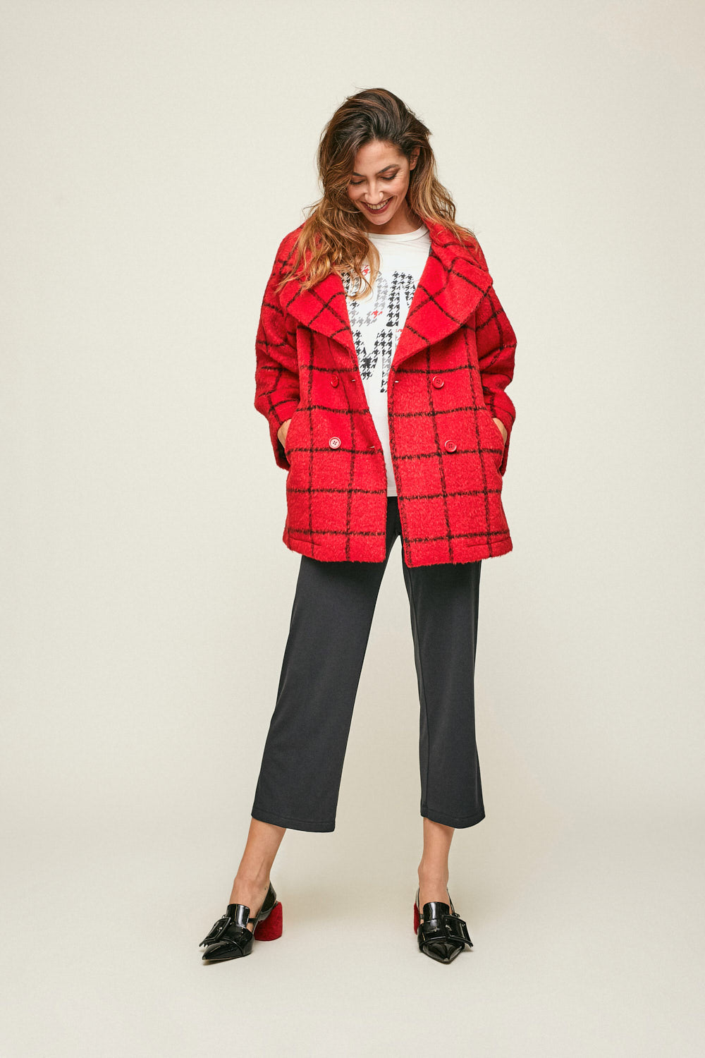 CHAQUETON RUBI Rojo