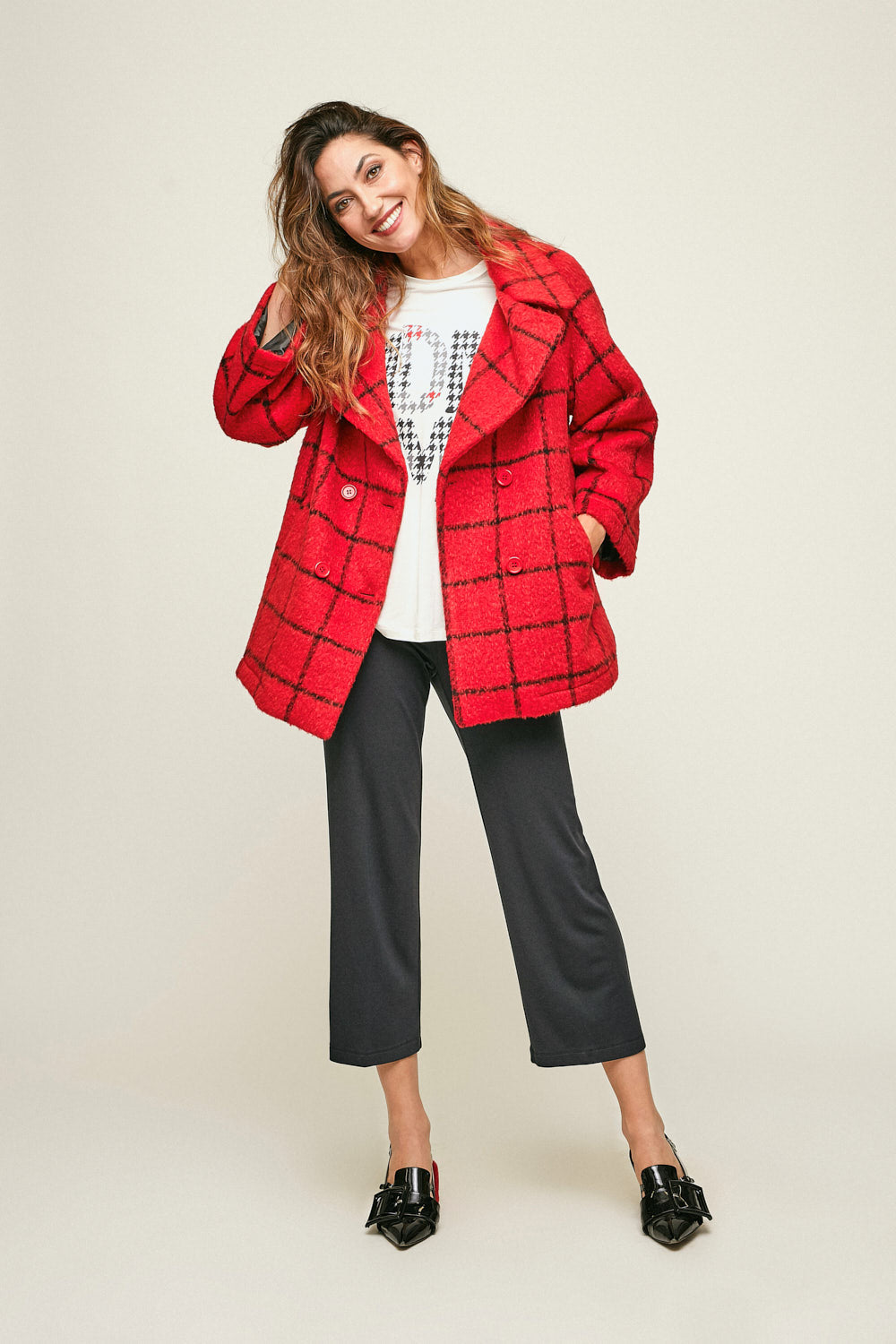CHAQUETON RUBI Rojo