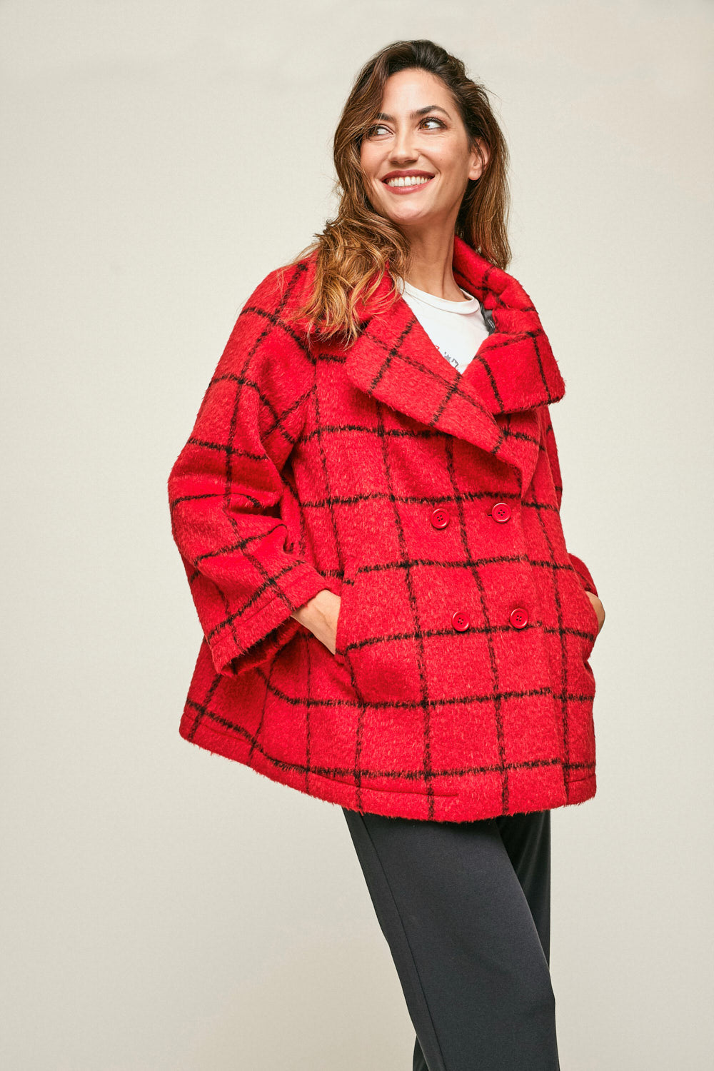 CHAQUETON RUBI Rojo