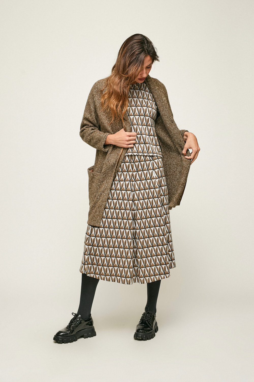 CHAQUETA MALAQUITA Camel