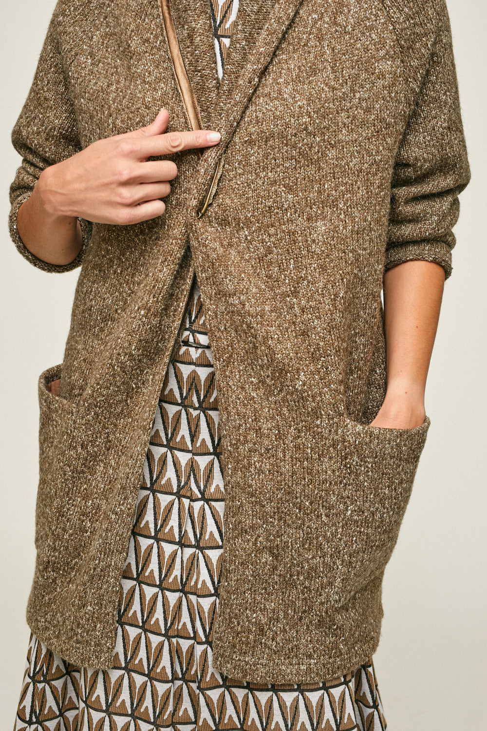 CHAQUETA MALAQUITA Camel