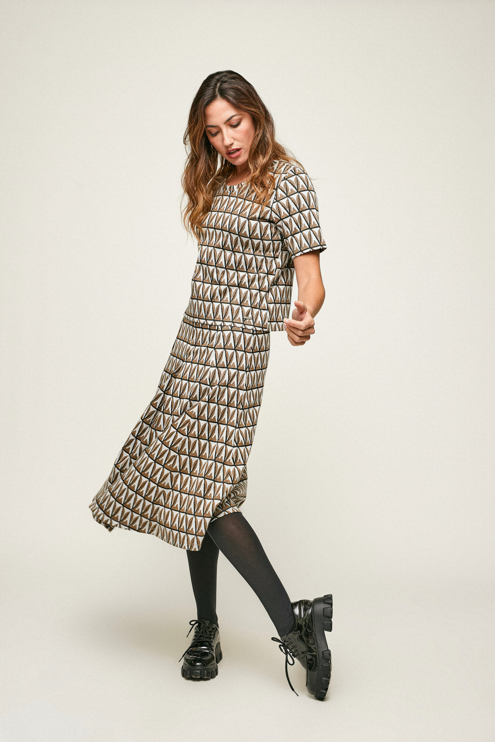 FALDA OPALO Camel