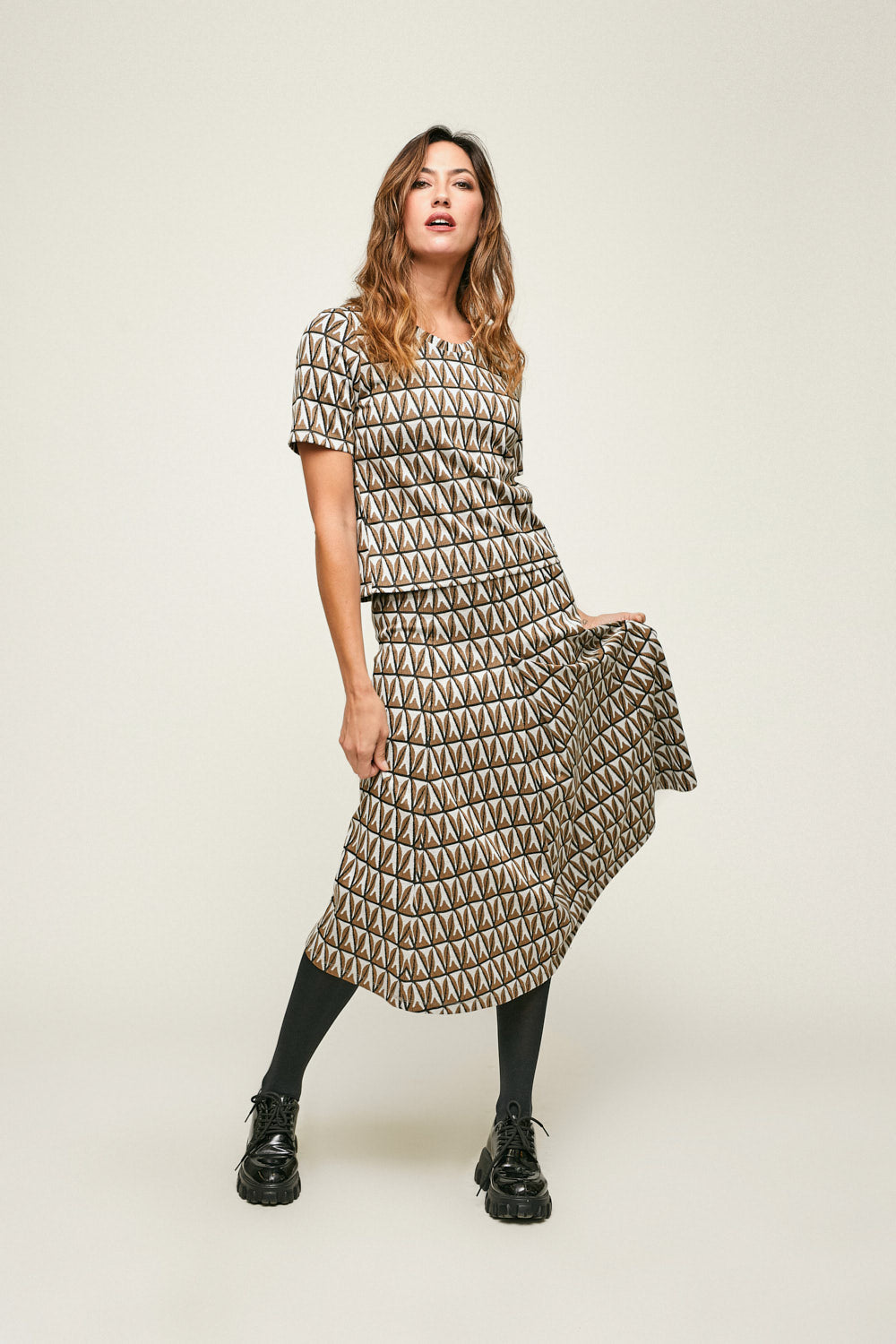 FALDA OPALO Camel