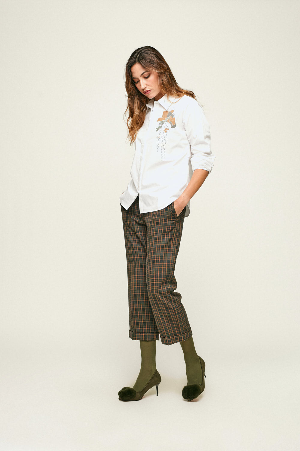 CAMISA AMBAR SERIGRAFIA Crudo
