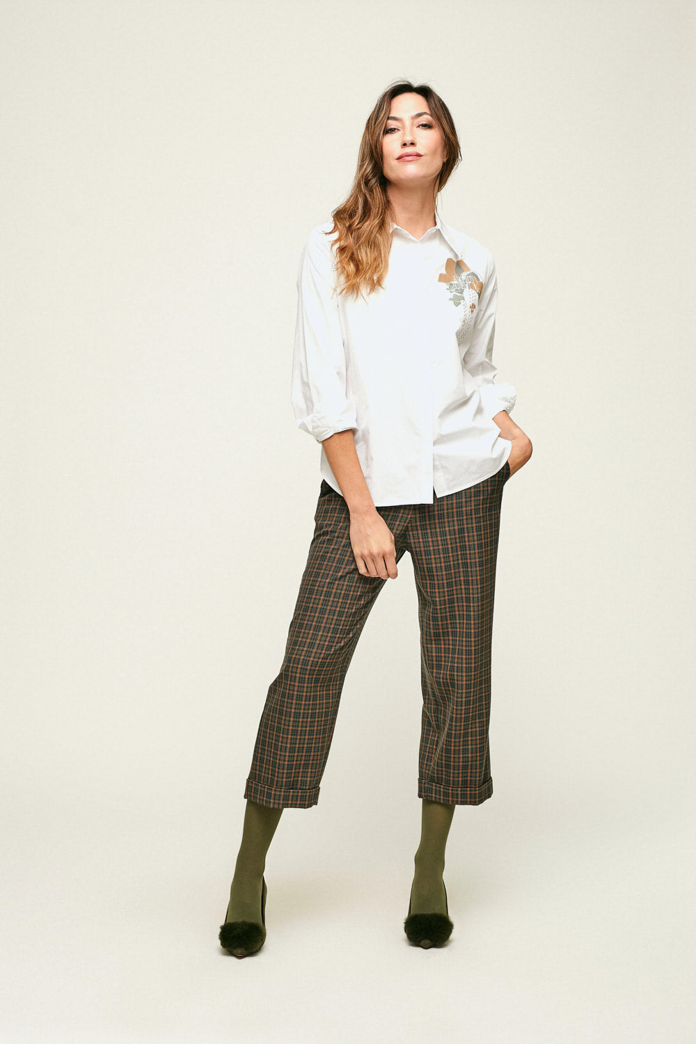 CAMISA AMBAR SERIGRAFIA Crudo