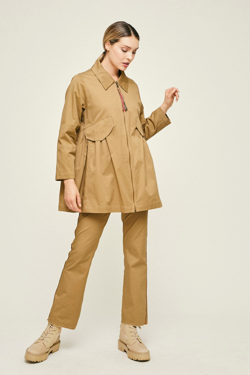 GABARDINA IRENE Camel