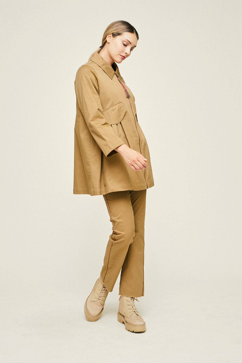 GABARDINA IRENE Camel