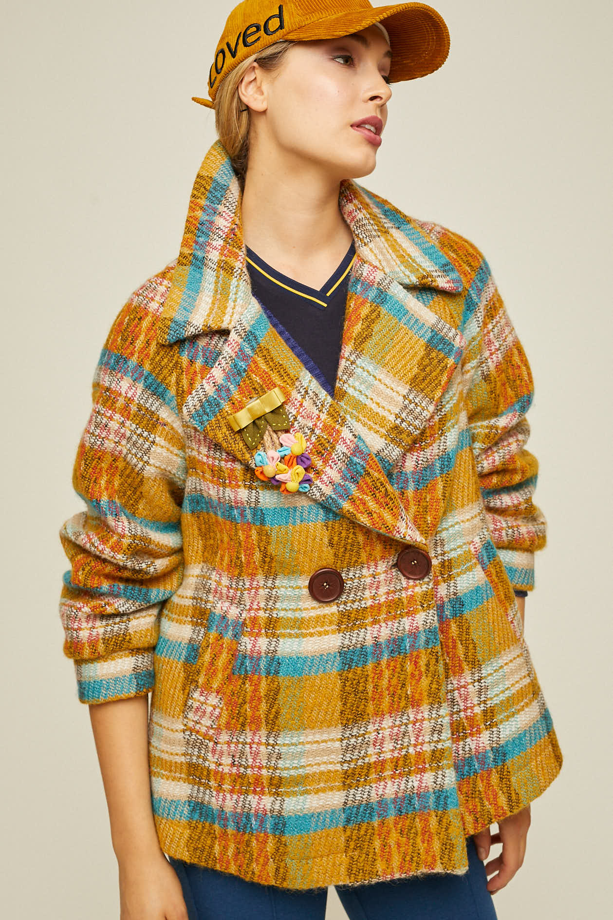 CHAQUETON NUSA Mostaza