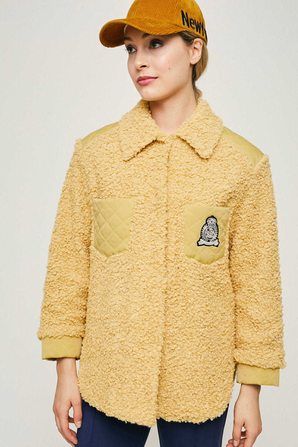 CHAQUETON HERA Mostaza