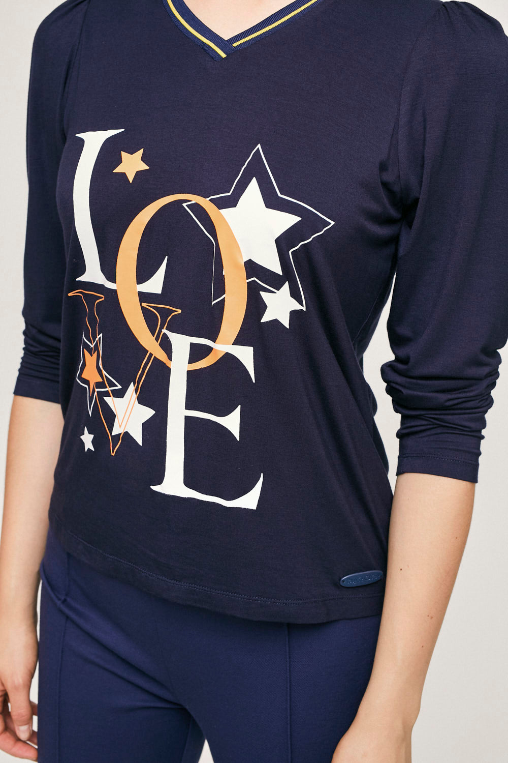 CAMISETA LOVE Marino