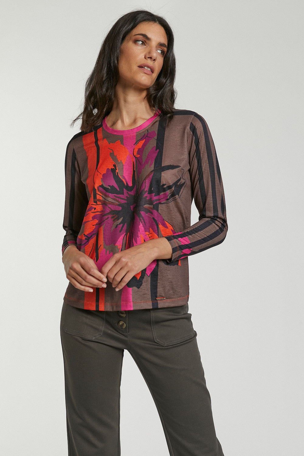 Camiseta Frida Fango