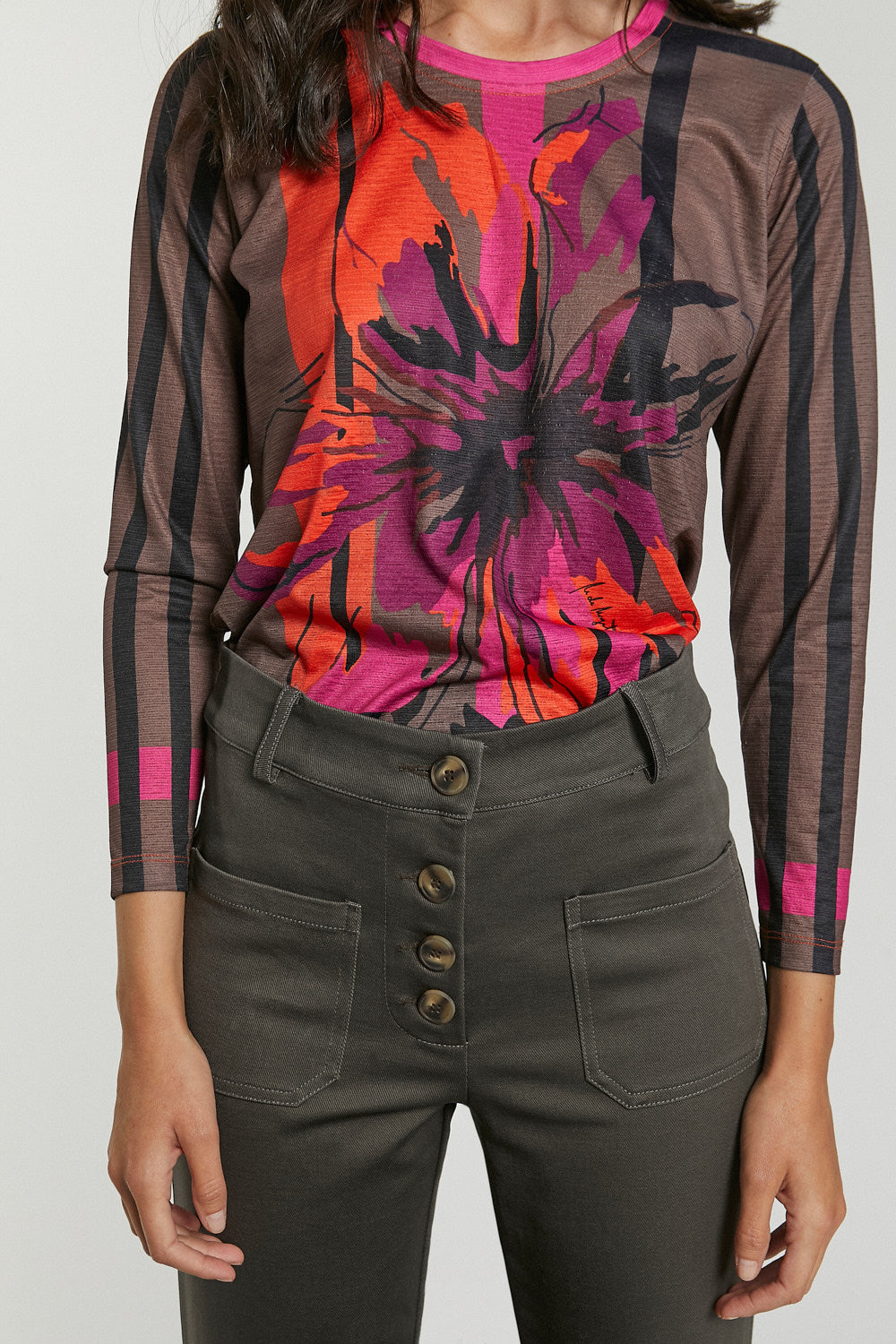 Camiseta Frida Fango