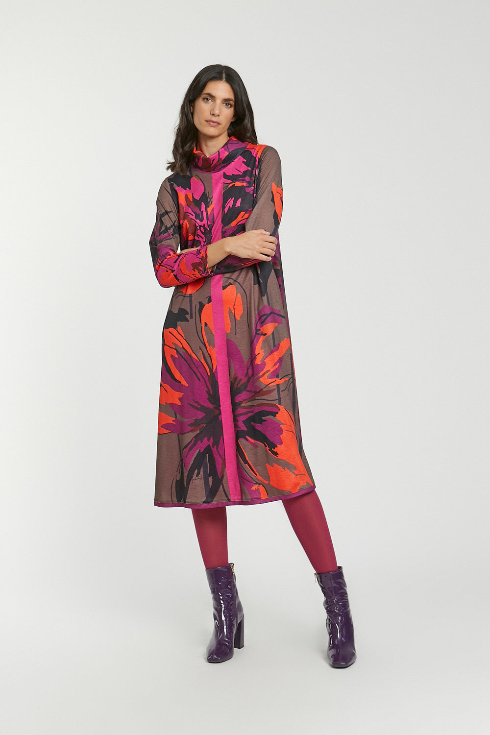 Vestido Frida Fucsia