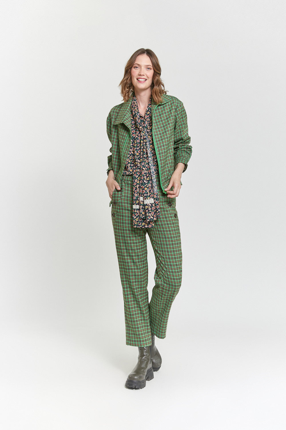 Chaqueta Hibra Verde