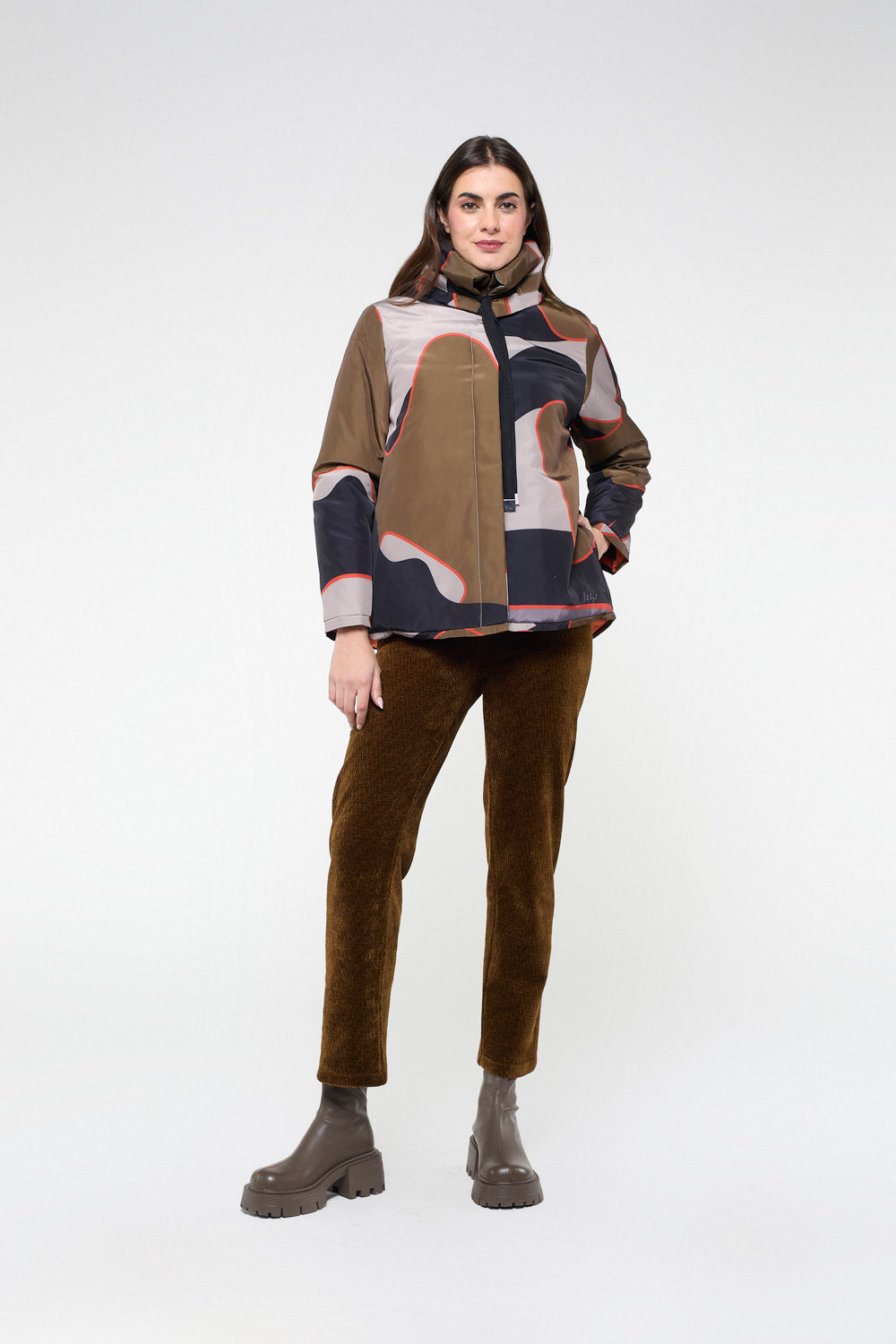 Parka Camila Gris