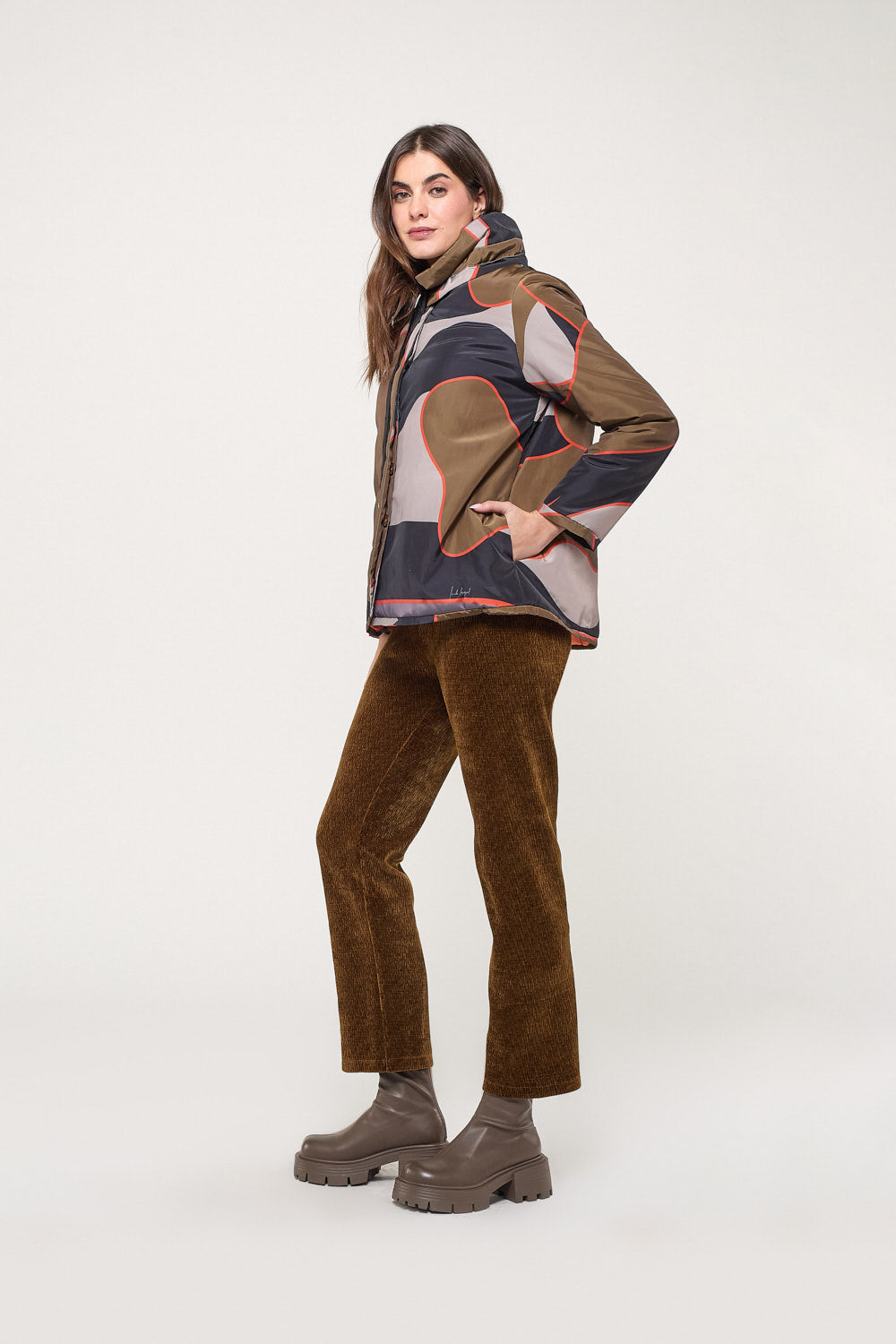 Parka Camila Gris