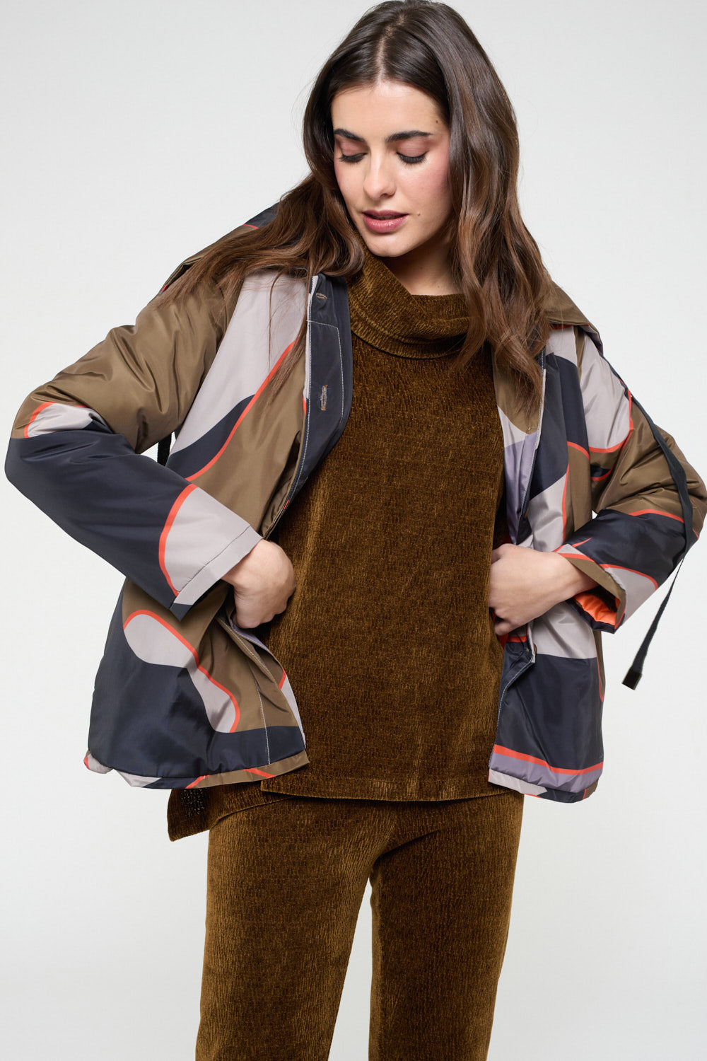 Parka Camila Gris