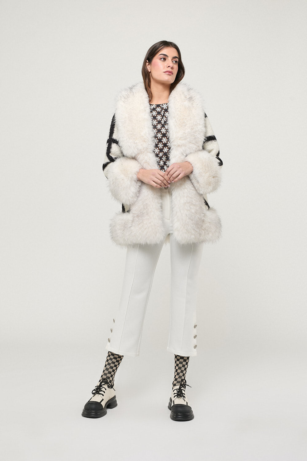 Chaquetón Combinado Cecilia Bicolor
